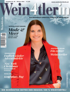 Patrizia Genner auf dem Cover der Wein4tlerin